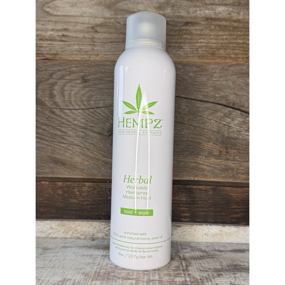 Hempz Herbal Workable Hairspray Medium Hold 8 Oz | MSRP = $18